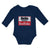 Long Sleeve Bodysuit Baby Hello My Name Is Beefcake Boy & Girl Clothes Cotton - Cute Rascals