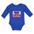Long Sleeve Bodysuit Baby Hello My Name Is Beefcake Boy & Girl Clothes Cotton - Cute Rascals