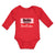 Long Sleeve Bodysuit Baby Hello My Name Is Beefcake Boy & Girl Clothes Cotton - Cute Rascals