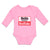 Long Sleeve Bodysuit Baby Hello My Name Is Beefcake Boy & Girl Clothes Cotton - Cute Rascals
