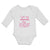 Long Sleeve Bodysuit Baby My Attitude from Pretty Women Am Related Cotton