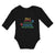 Long Sleeve Bodysuit Baby Grow Wanna Awesome like My Grandpa Handprint Cotton - Cute Rascals