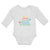 Long Sleeve Bodysuit Baby Grow Wanna Awesome like My Grandpa Handprint Cotton - Cute Rascals
