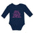 Long Sleeve Bodysuit Baby When I Grow Up, I Wanna Be Gorgeous like My Nana