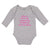 Long Sleeve Bodysuit Baby When I Grow Up, I Wanna Be Gorgeous like My Nana