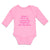 Long Sleeve Bodysuit Baby When I Grow Up, I Wanna Be Gorgeous like My Nana
