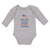 Long Sleeve Bodysuit Baby Our Free My Mommy Brave Country Flag Star Cotton
