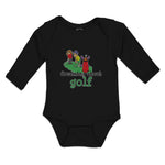 Long Sleeve Bodysuit Baby Dreaming Golf Friends Together Course Cotton - Cute Rascals