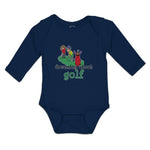 Long Sleeve Bodysuit Baby Dreaming Golf Friends Together Course Cotton - Cute Rascals