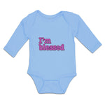 Long Sleeve Bodysuit Baby I'M Blessed Boy & Girl Clothes Cotton