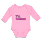 Long Sleeve Bodysuit Baby I'M Blessed Boy & Girl Clothes Cotton