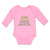 Long Sleeve Bodysuit Baby When God Made Me, He Was Just Showing Off! Cotton