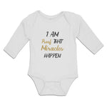 Long Sleeve Bodysuit Baby I Am Proof That Miracles Happen Boy & Girl Clothes - Cute Rascals