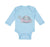 Long Sleeve Bodysuit Baby Pink and Grey Turtle Funny Boy & Girl Clothes Cotton