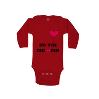 Long Sleeve Bodysuit Baby Spanish Mi Tia Me Ama Aunt Loves Me Boy & Girl Clothes