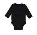 Long Sleeve Bodysuit Baby Quotation from Willy Shakes Funny Humor Cotton