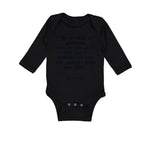 Long Sleeve Bodysuit Baby Quotation from Willy Shakes Funny Humor Cotton