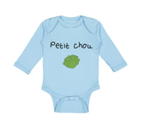 Long Sleeve Bodysuit Baby French Petit Chou Little Cabbage Boy & Girl Clothes - Cute Rascals