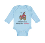 Long Sleeve Bodysuit Baby Motorcycle I'D Rather Be Riding Grandpa Grandfather