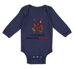 Long Sleeve Bodysuit Baby Motorcycle I'D Rather Be Riding Grandpa Grandfather