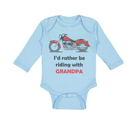 I'D Rather Be Riding with Grandpa Biking Bike Grandfather Dad