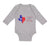 Long Sleeve Bodysuit Baby Wasn'T Born in Texas but Got Here Fast Cotton