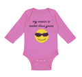 Long Sleeve Bodysuit Baby My Cousin Is Cooler than Yours Boy & Girl Clothes