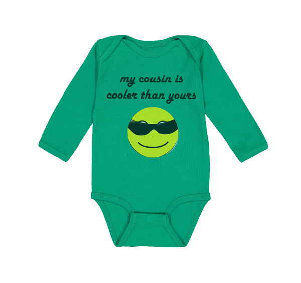 Long Sleeve Bodysuit Baby My Cousin Is Cooler than Yours Boy & Girl Clothes