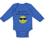 Long Sleeve Bodysuit Baby My Cousin Is Cooler than Yours Boy & Girl Clothes