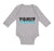 Long Sleeve Bodysuit Baby Vomit Happens Funny Humor Boy & Girl Clothes Cotton
