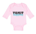 Long Sleeve Bodysuit Baby Vomit Happens Funny Humor Boy & Girl Clothes Cotton