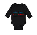 Long Sleeve Bodysuit Baby Clear Eyes, Full Hearts Can'T Lose. Funny Humor Cotton