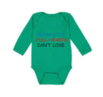 Long Sleeve Bodysuit Baby Clear Eyes, Full Hearts Can'T Lose. Funny Humor Cotton - Cute Rascals