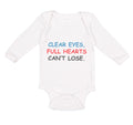 Long Sleeve Bodysuit Baby Clear Eyes, Full Hearts Can'T Lose. Funny Humor Cotton