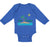 Long Sleeve Bodysuit Baby Made in Hawaii Style E Boy & Girl Clothes Cotton