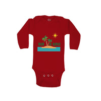 Long Sleeve Bodysuit Baby Made in Hawaii Style E Boy & Girl Clothes Cotton