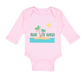 Long Sleeve Bodysuit Baby Made in Hawaii Style E Boy & Girl Clothes Cotton