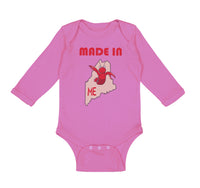 Long Sleeve Bodysuit Baby Made in Maine Boy & Girl Clothes Cotton