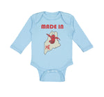 Long Sleeve Bodysuit Baby Made in Maine Boy & Girl Clothes Cotton