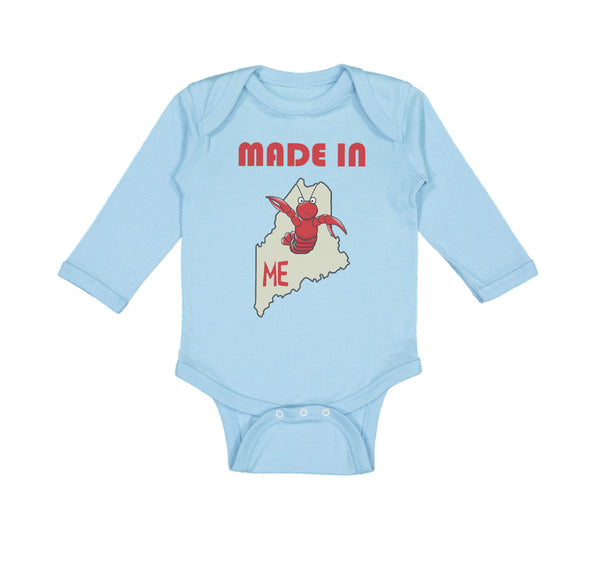 Long Sleeve Bodysuit Baby Made in Maine Boy & Girl Clothes Cotton