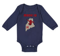 Long Sleeve Bodysuit Baby Made in Maine Boy & Girl Clothes Cotton