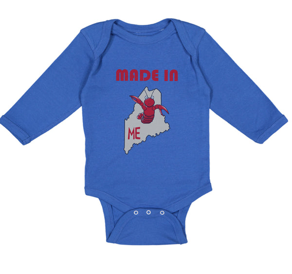 Long Sleeve Bodysuit Baby Made in Maine Boy & Girl Clothes Cotton