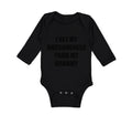 Long Sleeve Bodysuit Baby My Awesomeness Grammy Grandmother Grandma B Cotton