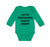 Long Sleeve Bodysuit Baby My Awesomeness Grammy Grandmother Grandma B Cotton