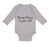 Long Sleeve Bodysuit Baby Hung like A 5 Year Old 5Th Birthday Funny Humor B - Cute Rascals