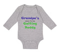Long Sleeve Bodysuit Baby Grandpa's Soon Golfing Buddy Golf Grandpa Grandfather