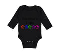 Long Sleeve Bodysuit Baby Grandpa's Little Angel Grandpa Grandfather Cotton