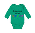 Long Sleeve Bodysuit Baby Grandpa's Little Angel Grandpa Grandfather Cotton