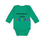 Long Sleeve Bodysuit Baby Grandpa's Little Angel Grandpa Grandfather Cotton - Cute Rascals