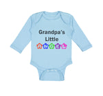 Long Sleeve Bodysuit Baby Grandpa's Little Angel Grandpa Grandfather Cotton - Cute Rascals